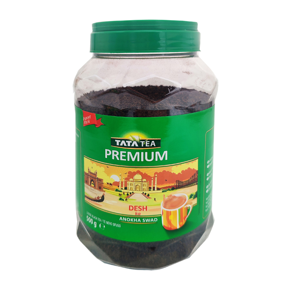 TATA TEA PREMIUM JAR 24X500G- Tata premium ca- TATA TEE PREMIUM-GLAS
